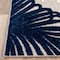 World Rug Gallery Amalfi Contemporary Tropical Floral Indoor/Outdoor Runner Rug 2' x 7' Navy 8013NAVY2X7 - alternate 3